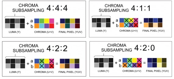 Chroma Subsampling Basics (courtesy of www.videomaker.com)