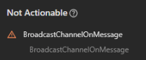 BFCache error showing BroadcastChannel blocking reason