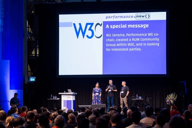 RUMCG announcement at performance.now() 2024 conference