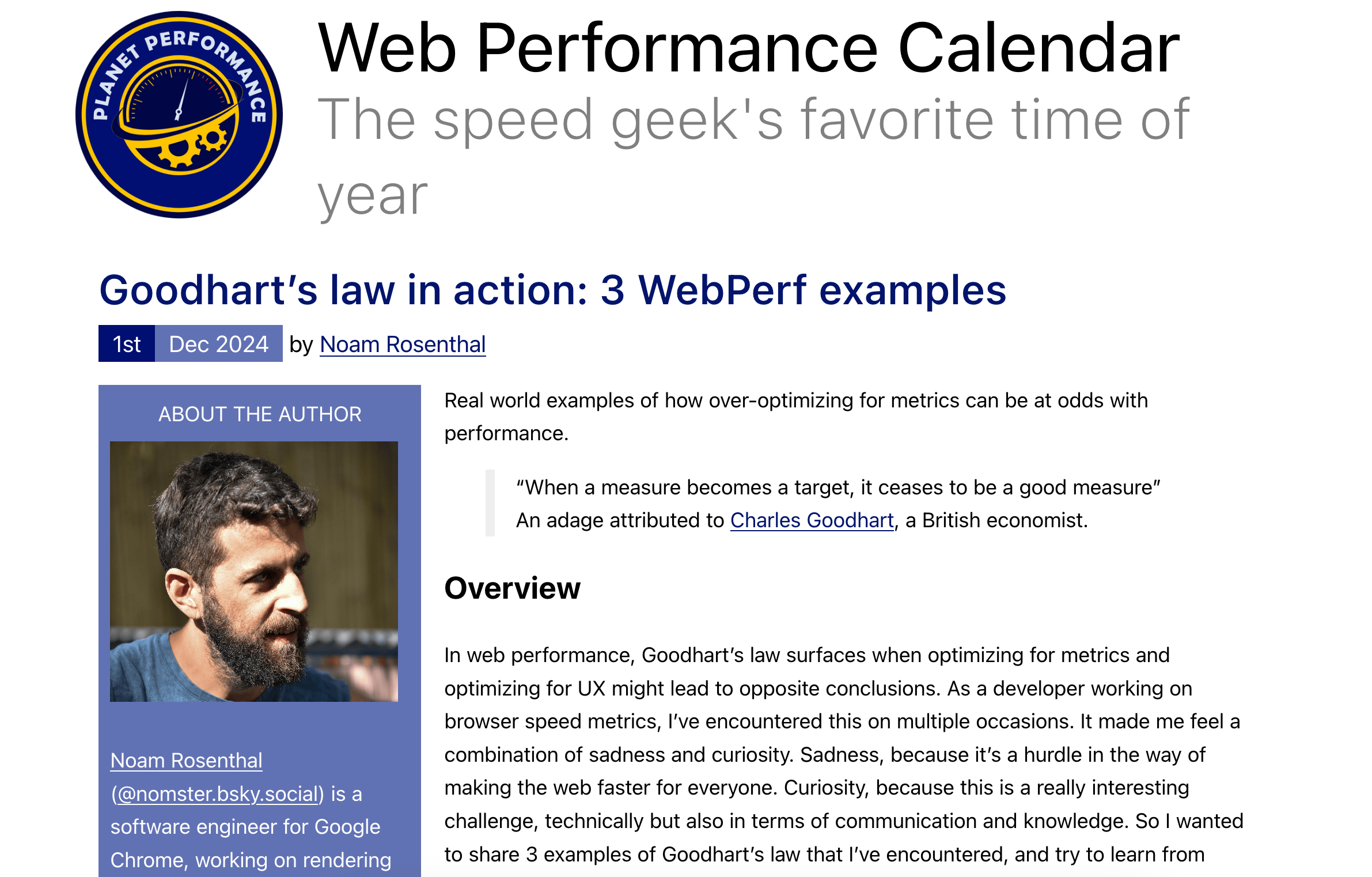 Goodhart’s law in action: 3 WebPerf examples